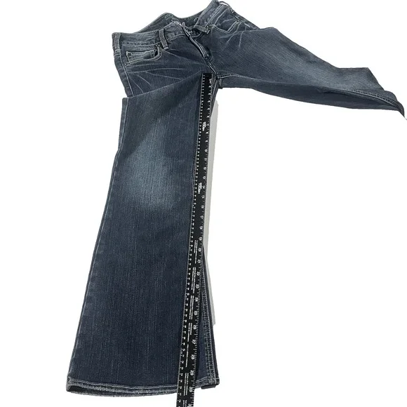 Womens Silver Jeans Aiko Boot Cut 29x31 Dark Wash Blue Denim - Picture 8 of 13